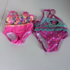 Healthtex  and Disney 2 Piece Swimsuit Size 6 -9 Months Bathing Suit Bikini